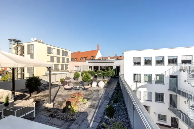 altstadt ingolstadt hotel dachterrasse